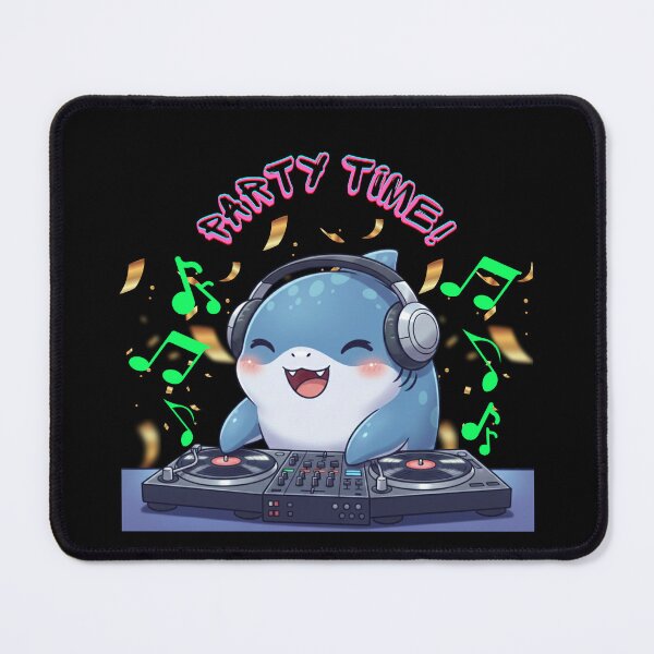 Item preview, DJ Shark Party Time! designed and sold by Nature's Chibis.