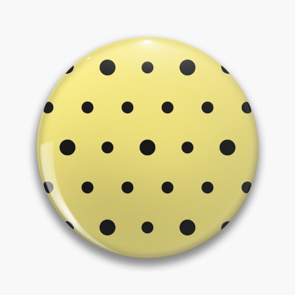 Item preview, Yellow And Black Polka Dot Pattern designed and sold by pattern-archive.