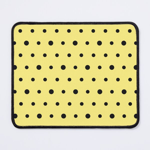 Item preview, Yellow And Black Polka Dot Pattern designed and sold by pattern-archive.