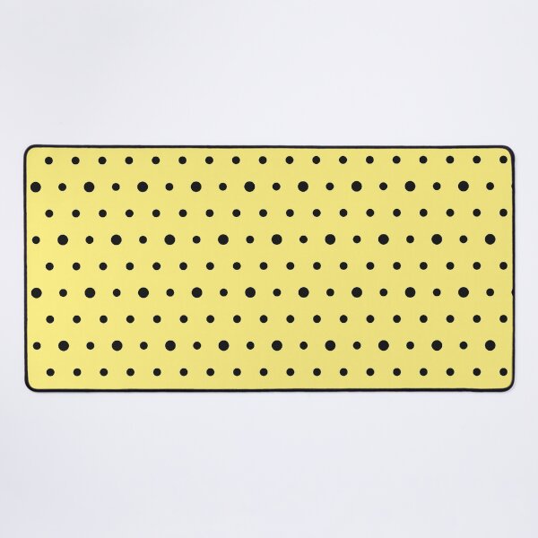 Item preview, Yellow And Black Polka Dot Pattern designed and sold by pattern-archive.