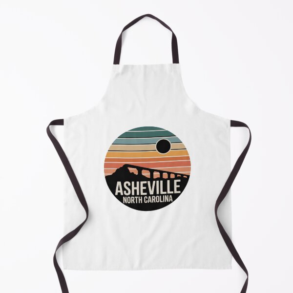 Item preview, Asheville North Carolina: Mountain Circle Art with Bridge Silhouette designed and sold by CircinusStore.