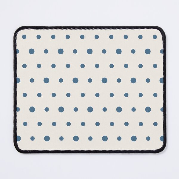 Item preview, Cream And Blue Polka Dot Pattern designed and sold by pattern-archive.