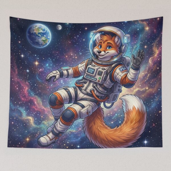 Item preview, Fox in Space designed and sold by The King's general goods.