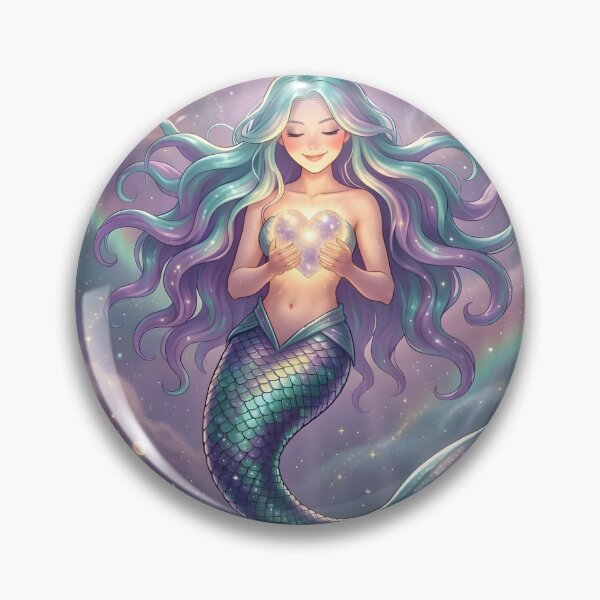 Item preview, Enchanting Galaxy Mermaid designed and sold by Roanemermaid.