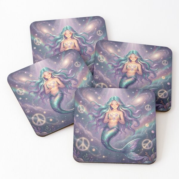 Item preview, Enchanting Galaxy Mermaid designed and sold by Roanemermaid.