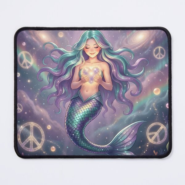 Item preview, Enchanting Galaxy Mermaid designed and sold by Roanemermaid.
