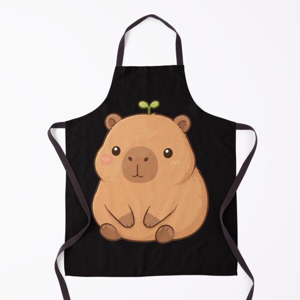Item preview, Cute Capybara Plant Kawaii | Adorable Chubby Capybara with Sprout | Cute Animal Cartoon Aesthetic designed and sold by stylishdzign.