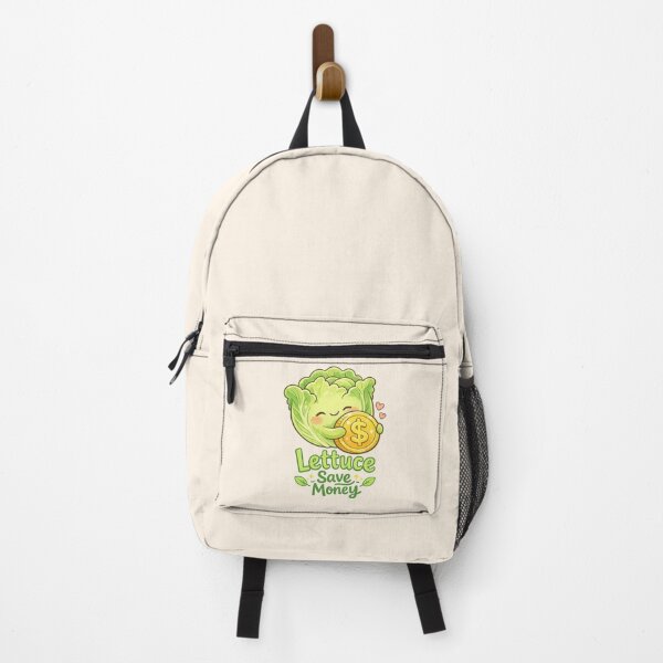 Item preview, Lettuce Save Money Cute Kawaii Pun | Cozy Pastel Finance Humor Sticker designed and sold by PopCulturePixel.