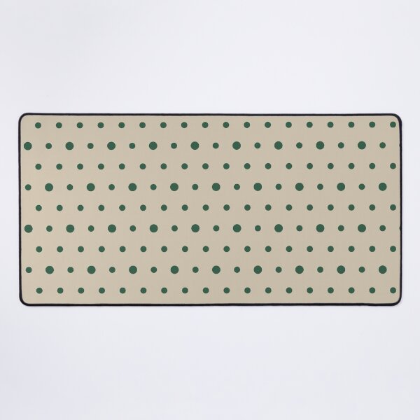 Item preview, Sand And Green Polka Dot Pattern designed and sold by pattern-archive.