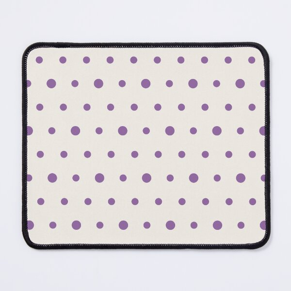 Item preview, Cream And Purple Polka Dot Pattern designed and sold by pattern-archive.