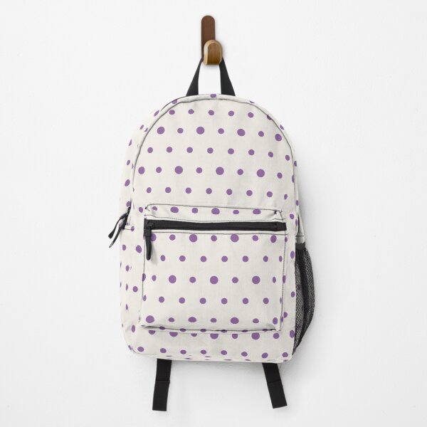 Item preview, Cream And Purple Polka Dot Pattern designed and sold by pattern-archive.