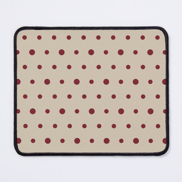 Item preview, Beige And Red Polka Dot Pattern designed and sold by pattern-archive.
