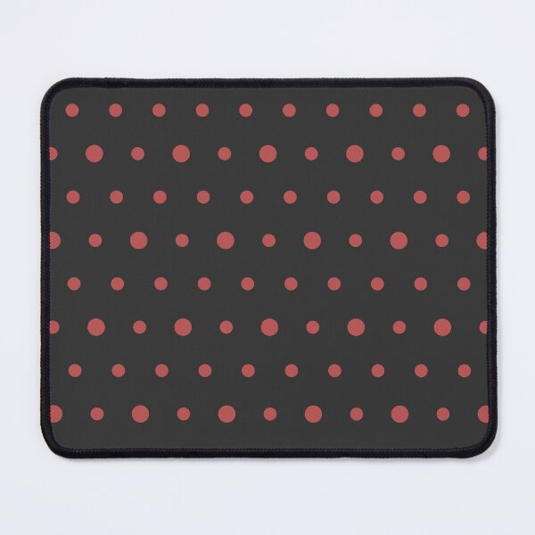 Item preview, Charcoal And Red Polka Dot Pattern designed and sold by pattern-archive.