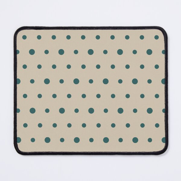 Item preview, Beige And Teal Polka Dot Pattern designed and sold by pattern-archive.