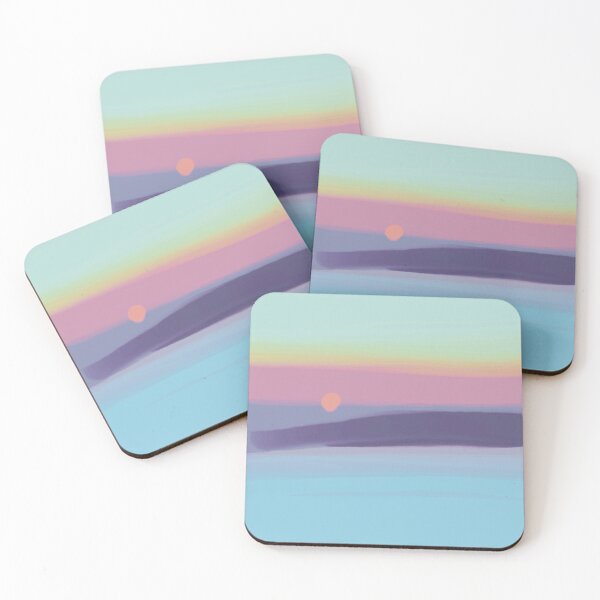 Item preview, Sunset over a snowy plain (A) designed and sold by AndrewArtio.