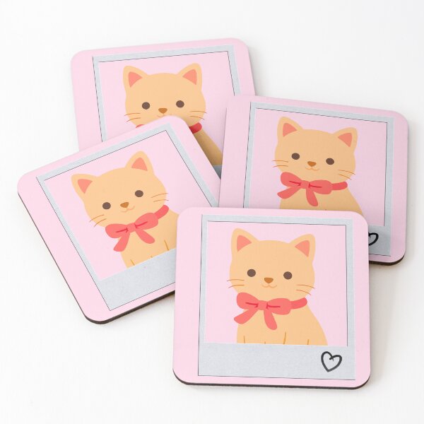 Item preview,  Cute Cat Portrait in a Polaroid Photo Frame designed and sold by Pink-Blossoms.