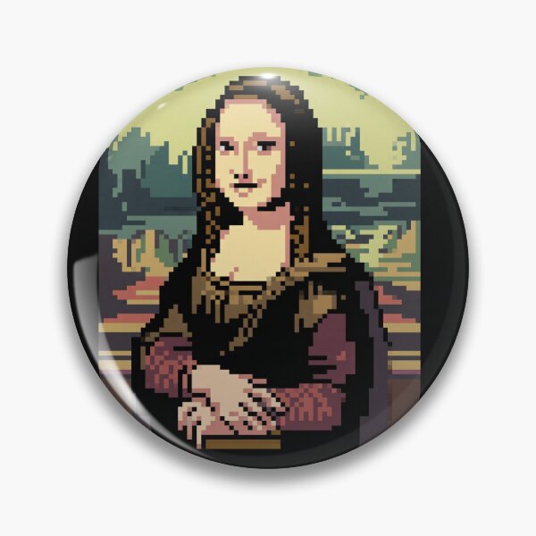 Item preview, Pixel Art Mona Lisa designed and sold by Enea Kelo.