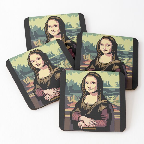 Item preview, Pixel Art Mona Lisa designed and sold by Enea Kelo.