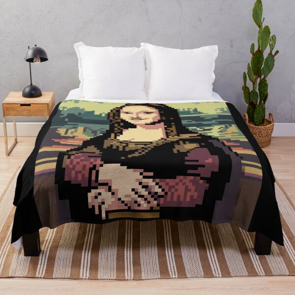Item preview, Pixel Art Mona Lisa designed and sold by Enea Kelo.