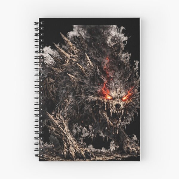 Item preview, Shadow Direwolf - Hellbound Beast Dark Fantasy Art designed and sold by VipePrint.
