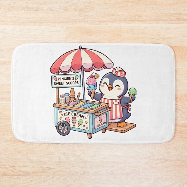 Item preview, Cute Penguin Ice Cream Seller designed and sold by MzulhilmiZam.