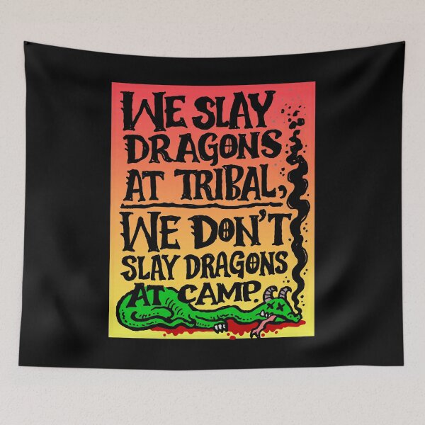 Item preview, Matamos dragones en el Tribal, no matamos dragones en el Campamento designed and sold by cozygamerstore.