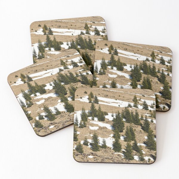 Item preview, Carpathian Mountains, beautiful view of fir trees on a mountain slope, Romania, original photography designed and sold by studio838.