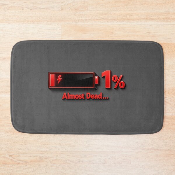 Item preview, Low Battery 1 Percent Almost Dead designed and sold by 216031.