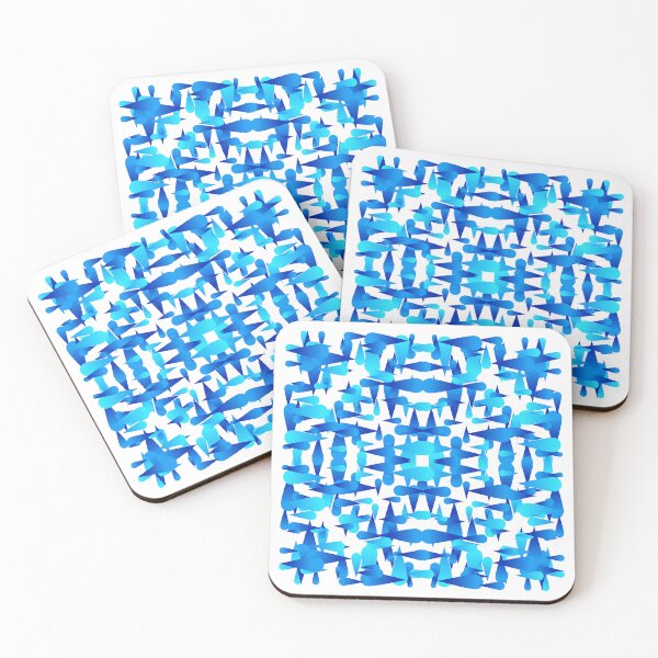 Item preview, Blue Symmetrical Pattern designed and sold by Digitaload.
