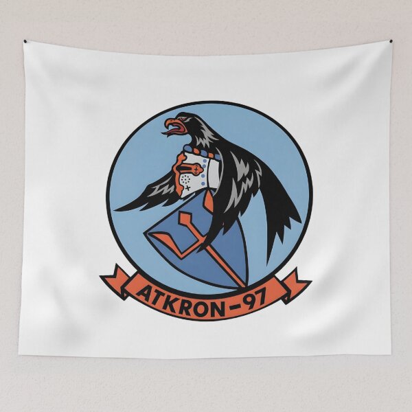 Item preview, Insignia of U.S. Navy Attack Squadron 97 (VA-97) "Warhawks" designed and sold by CharlieDesings.