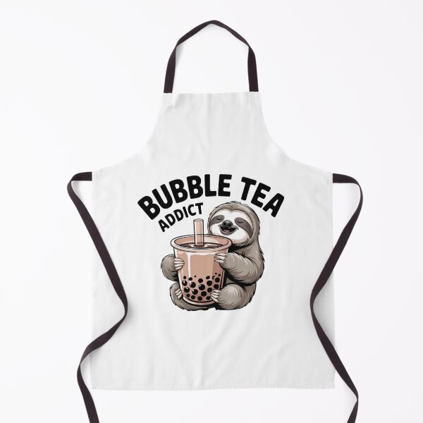 Artikelvorschau, Lustiger Faultier-Bubble-Tea-Boba-Süchtiger-Aufkleber entworfen und verkauft von Mr-wow.