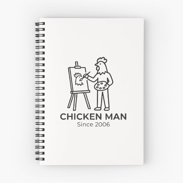 Item preview, Chicken Man painting designed and sold by Chicken Man Designs.