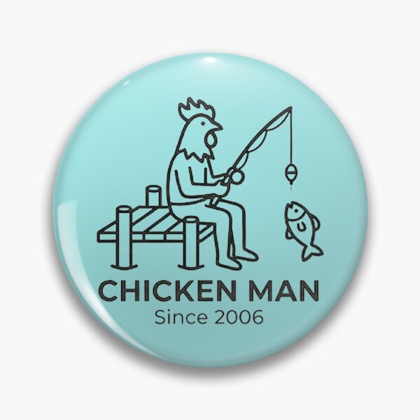 Item preview, Chicken Man Fishing - Limited Edition coloured designed and sold by Chicken Man Designs.