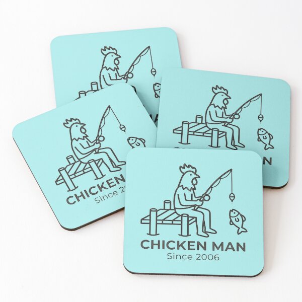 Item preview, Chicken Man Fishing - Limited Edition coloured designed and sold by Chicken Man Designs.