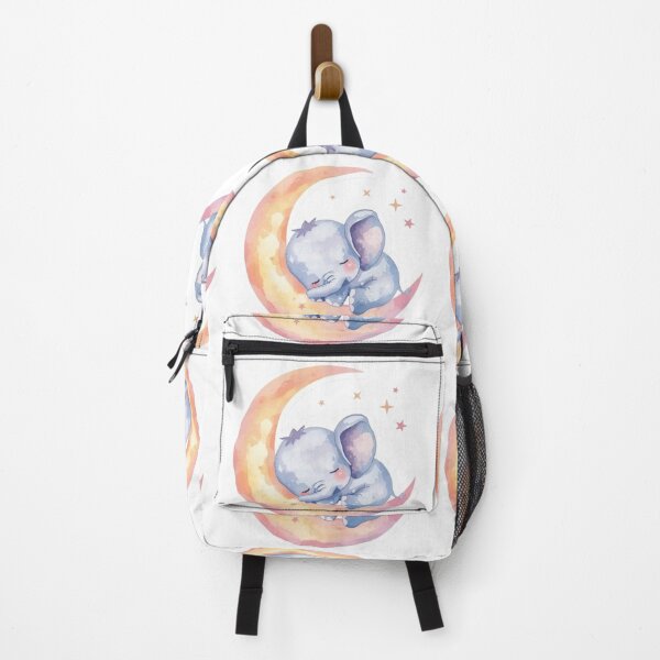 Item preview, Cute Kawaii Baby Elephant - Dreamy Night designed and sold by DigitfanStudio.