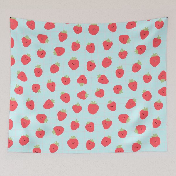 Item preview, Cute Strawberry Pattern Sweet Summer Design designed and sold by Pink-Blossoms.