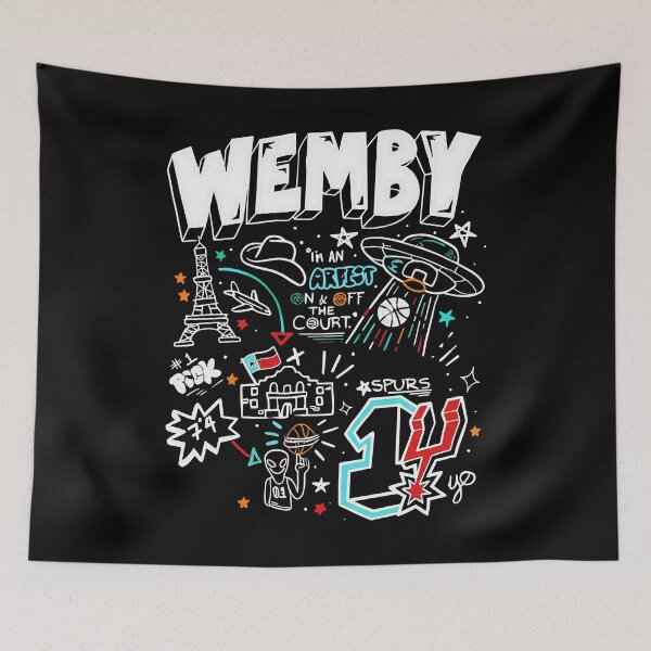Item preview, Wemby In An Artist On And Off The Court designed and sold by cozygamerstore.