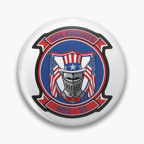 Item preview, Insignia of U.S. Navy Helicopter Sea Combat Squadron 22 (HSC-22) "Sea Knights" designed and sold by CharlieDesings.