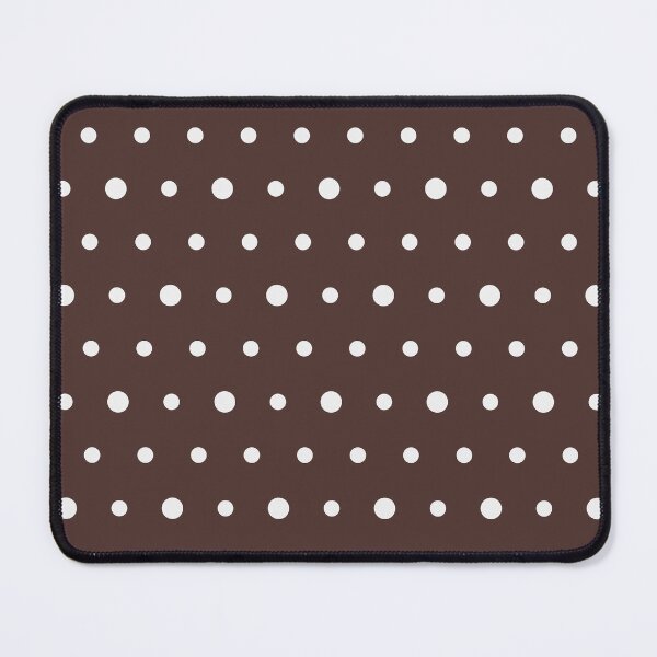 Item preview, Chocolate And White Polka Dot Pattern designed and sold by pattern-archive.