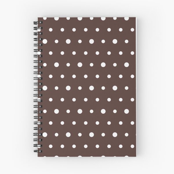 Item preview, Chocolate And White Polka Dot Pattern designed and sold by pattern-archive.