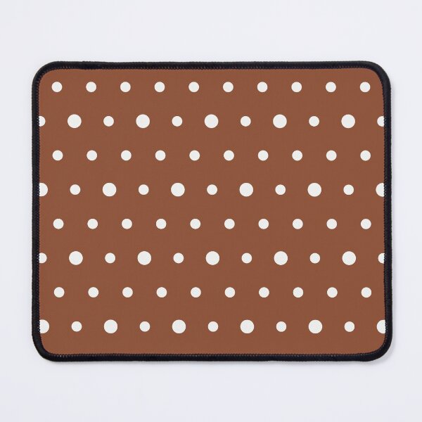 Item preview, Copper And White Polka Dot Pattern designed and sold by pattern-archive.