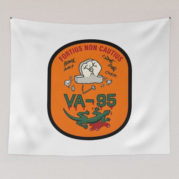 Item preview, Insignia of U.S. Navy Attack Squadron 95 (VA-95) "Green Lizards" designed and sold by CharlieDesings.