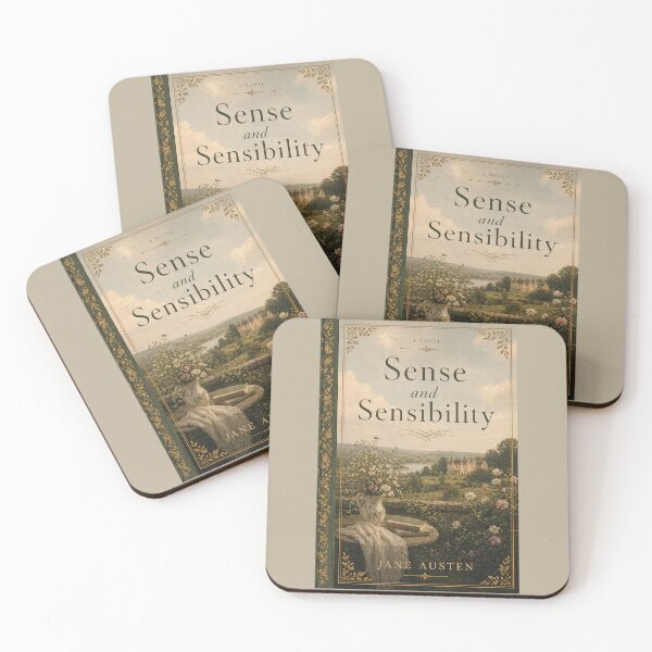 Item preview, Sense and Sensibility Vintage Book Cover Art Print | Jane Austen Literary Wall Art designed and sold by Grand Illusions.