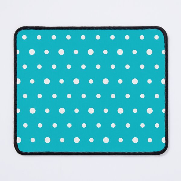 Item preview, Cyan And White Polka Dot Pattern designed and sold by pattern-archive.