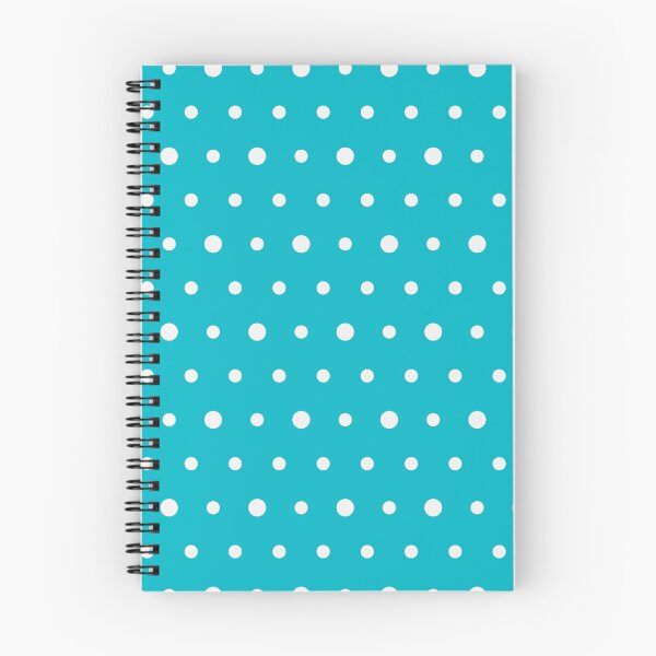 Item preview, Cyan And White Polka Dot Pattern designed and sold by pattern-archive.