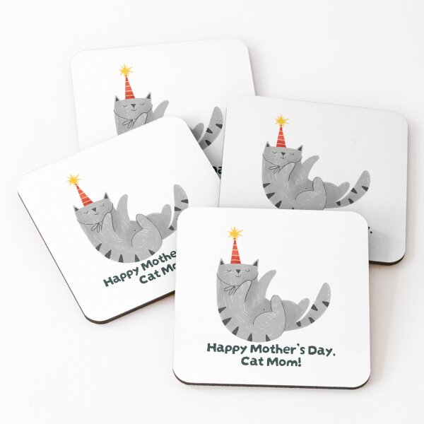 Item preview, Cat Mother gift for Mothers Day designed and sold by Lazarteva illustrations.