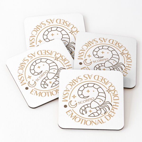 Item preview, Scorpio - emotional depth disguised as sarcasm designed and sold by Moonela.