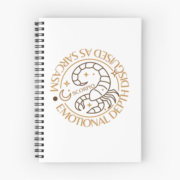 Item preview, Scorpio - emotional depth disguised as sarcasm designed and sold by Moonela.