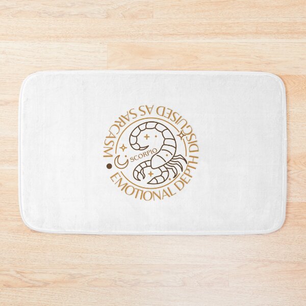 Item preview, Scorpio - emotional depth disguised as sarcasm designed and sold by Moonela.