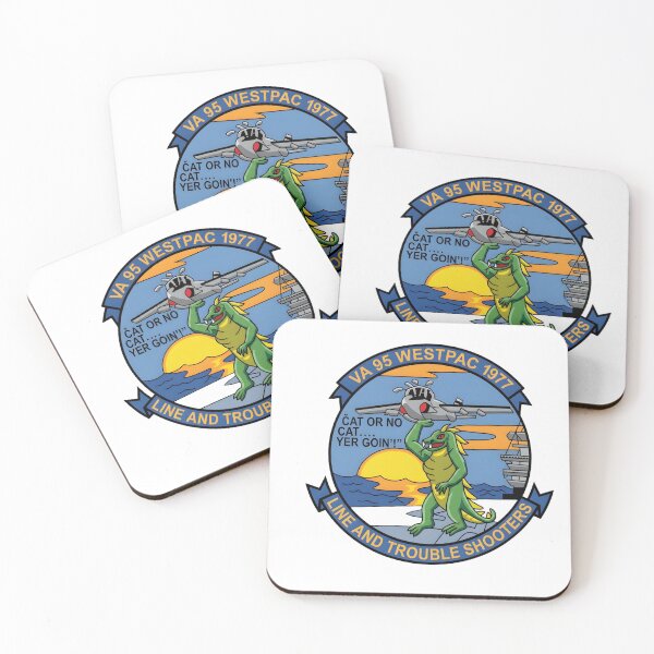 Item preview, U.S. Navy VA-95 "Green Lizards" WESTPAC 1977 Deployment Patch designed and sold by CharlieDesings.
